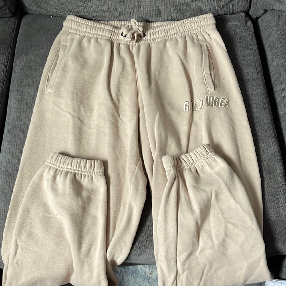 Brown sweatpants